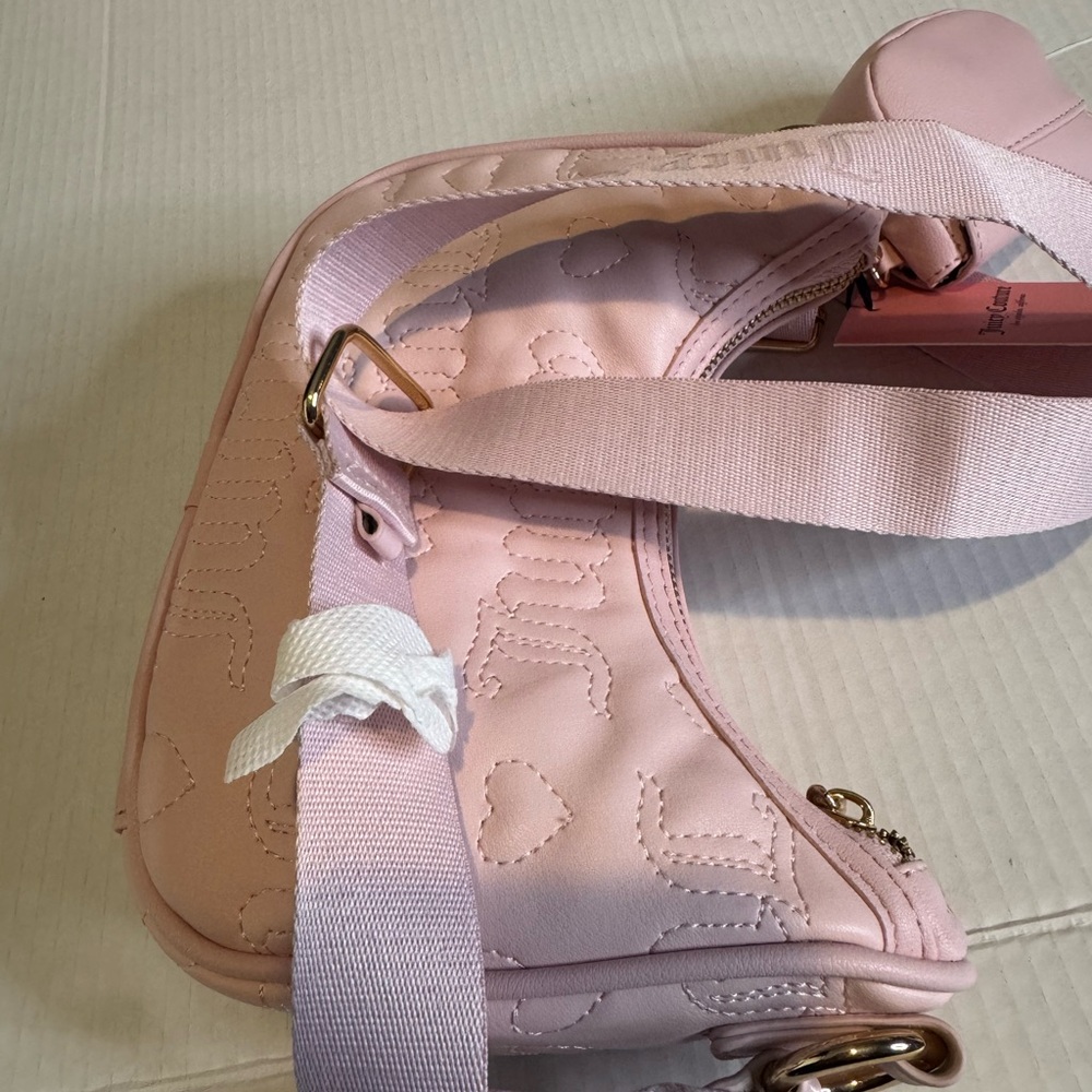 Juicy Couture Light Pink Embossed Shoulder Bag - Picture 11 of 13